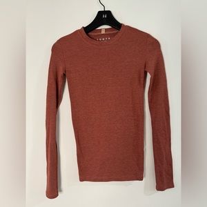 Lunya Long Sleeved Pima Cotton Top